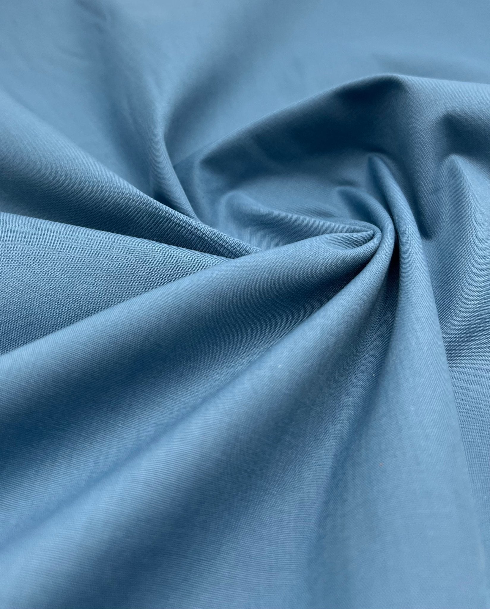 Airforce Blue Plain Poly Cotton 105 GSM 80/20 44 Inch Non Stretch - T9 Fabrics
